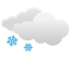 Overcast with sleet Overcast with sleet