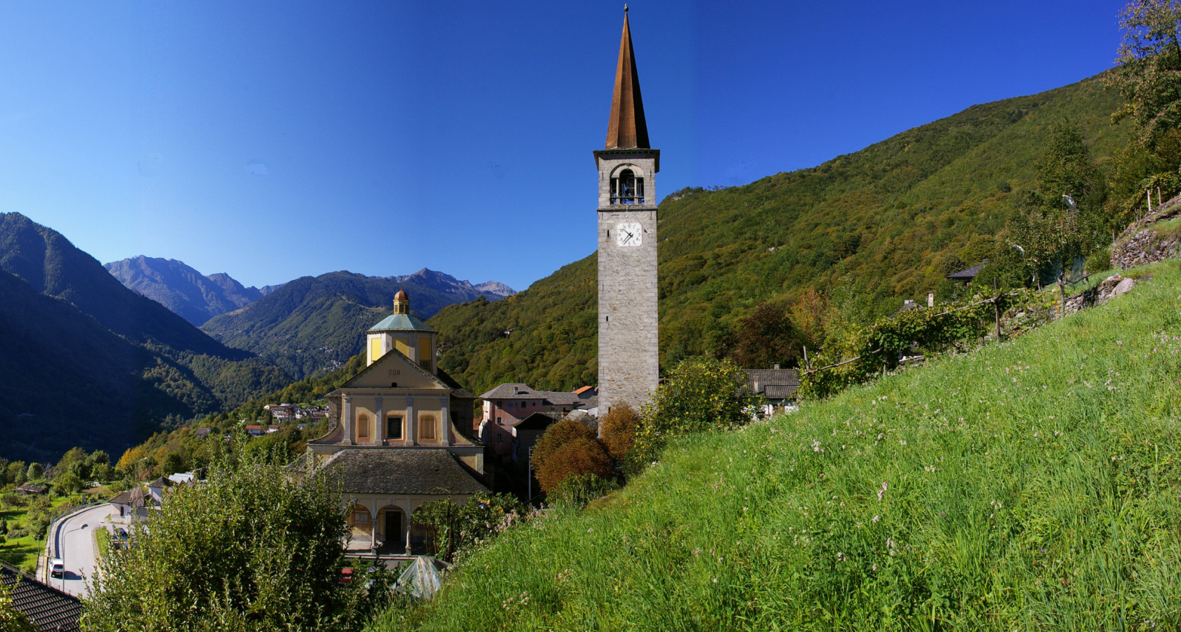 Trekking im Ossolatal Die Ortsteile von Calasca „Die Brotstraße